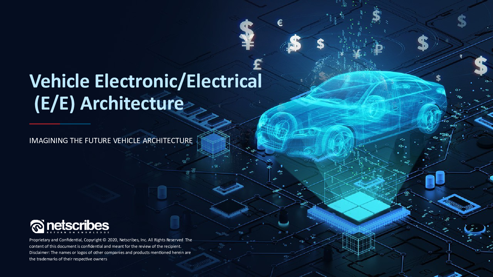 Vehicle Electronic/Electrical (E/E) Architecture IMAGINING THE FUTURE